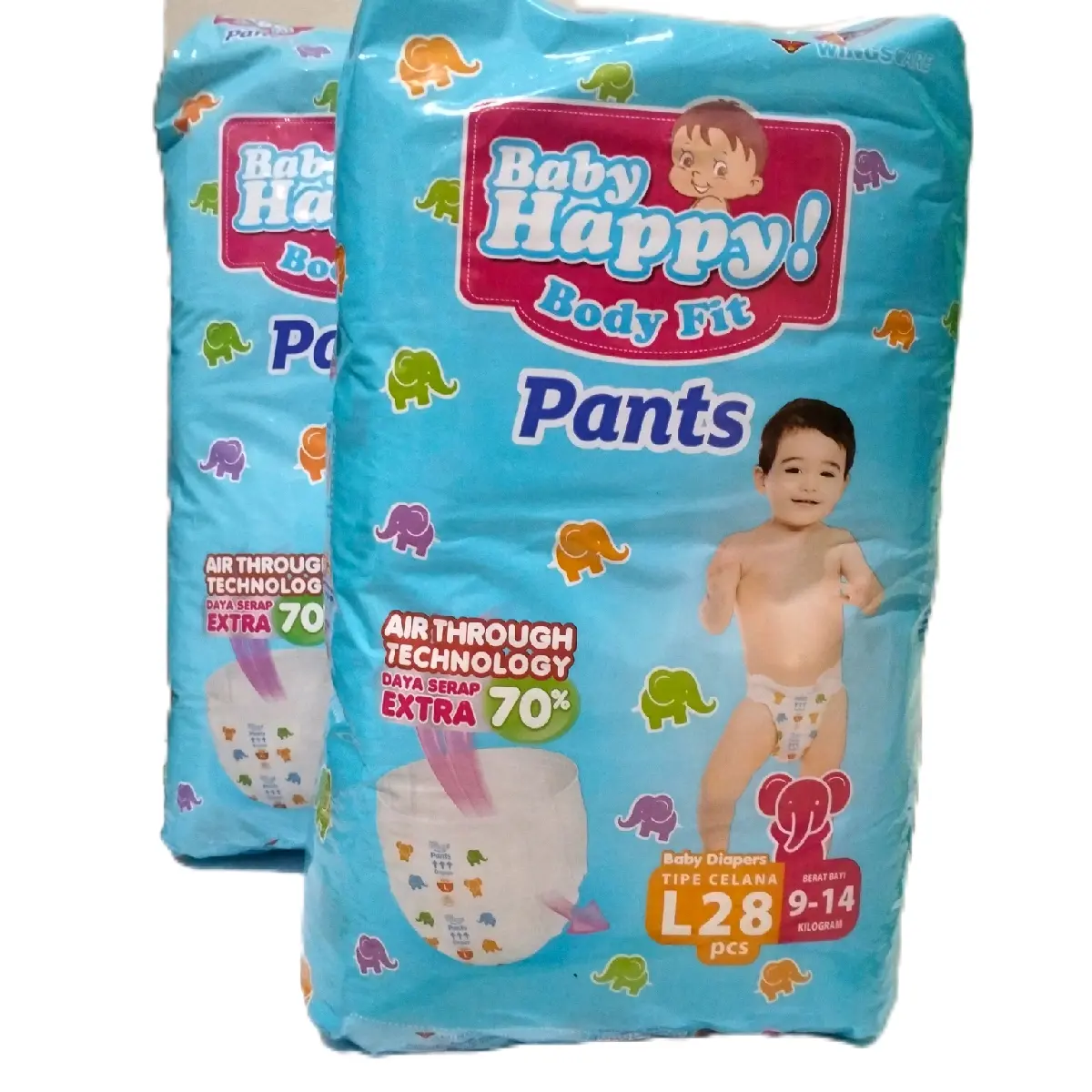 Popok Bayi  Baby Happy untuk Semua Ukuran S M L XL XXL