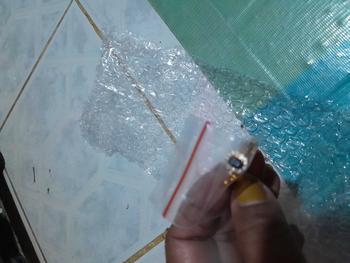 Product Review of Cincin Wanita Model Mata Oval Warna Biru Hijau Elegan Aksesoris Perhiasan Rings Elegan Dewasa Hadiah from e** n**z 1** 1