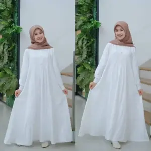 Gamis alika Kids Gamis Anak Perempuan Tanggung Gamis Anak Premium Gamis Crincle Anak Bisa COD Airflow Baju Syari Muslim Dress Remaja Crinkle Jilbab Panjang