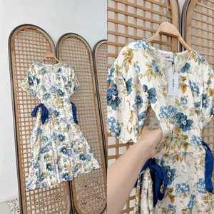 rf-45 MIA - Baju Menyusui Bukaan Kanan Kiri Samping Daster Dress Jumbo Busui Friendly Hamil Nursingwear Sale