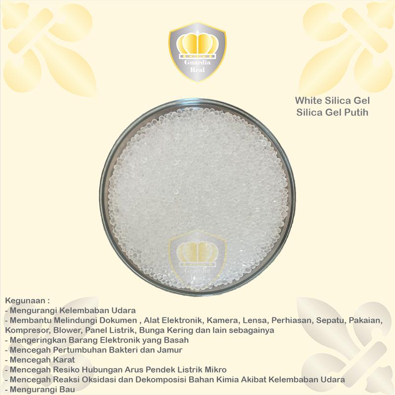 White Silica Gel 1 Kg/ Silika Gel Putih 1 Kg/ Refill Silica Gel 1 Kg/ Silica Gel Import/ Silica Gel Premium/ Silica Gel Food Grade 1 Kg 1