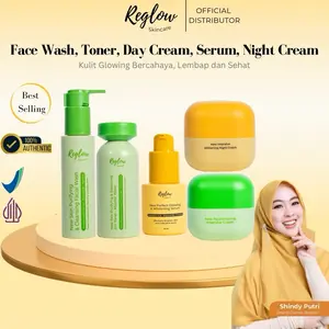 Paket Reglow Perfect Glowing 5 Pcs Skincare Dr Shindy Skincare Original BPOM Mencerahkan Wajah dan Mengilangkan Jerawat Hitam Kotoran