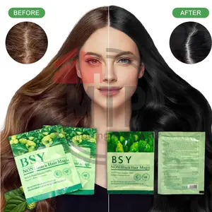 [SACHET] BSY NONI Shampo Penghitam Rambut Alami / Black Hair Magic Asli Kehitaman Dye Box