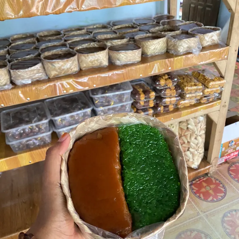 Oleh Oleh Tradisional Jajajanan Ketan dodol Mix wajik dengan Gula dan Kelapa - 1 kg - Makanan - Food 3