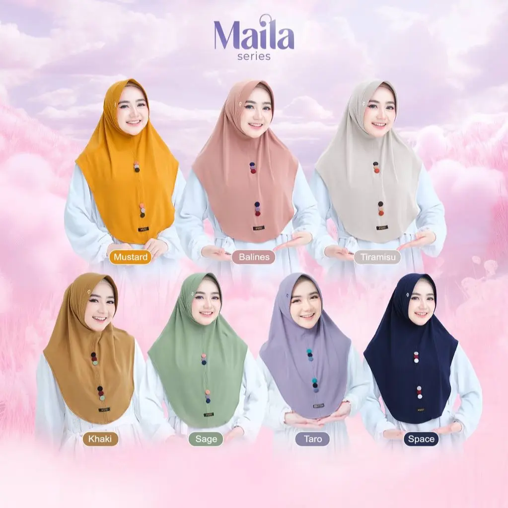 Hijab Daffi series Maila dengan ped