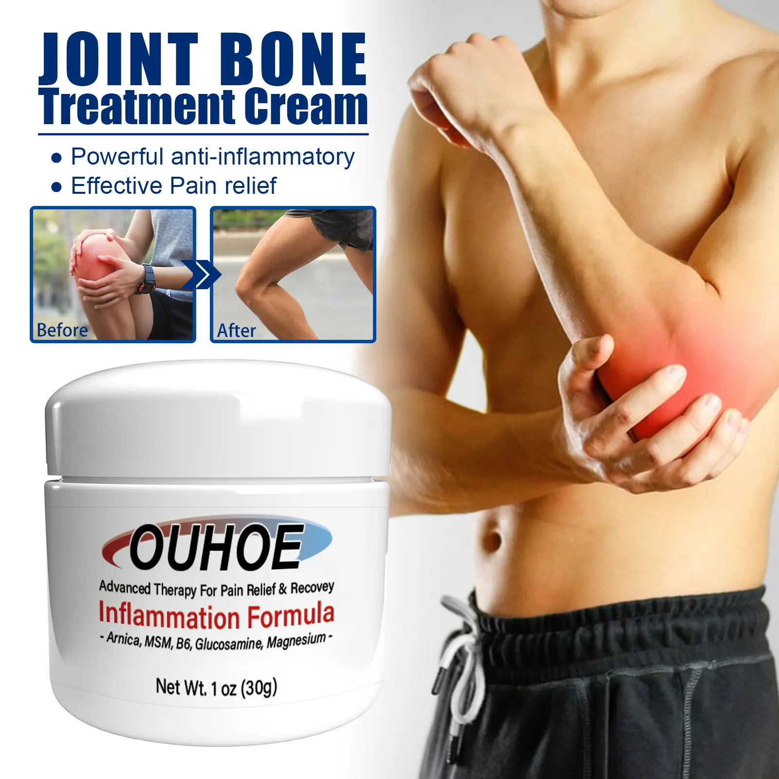 Joint Care Cream Relieves knee, lumbar shoulder, neck and neck pain Body Massage Activating Care cream
