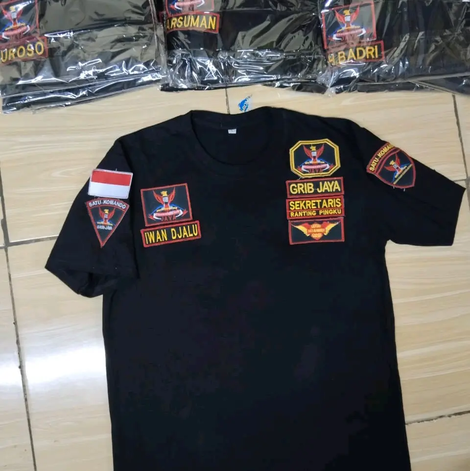 KAOS GRIB JAYALOGO BORDIR Full ATRIBUT Atasan Full NAMA