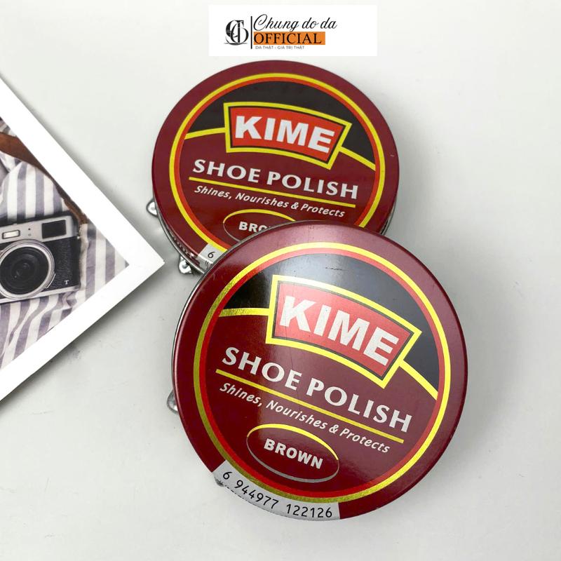 Xi đánh giày KIME cao cấp chính hãng dạng sáp đủ màu nâu đen Chung Đồ Da