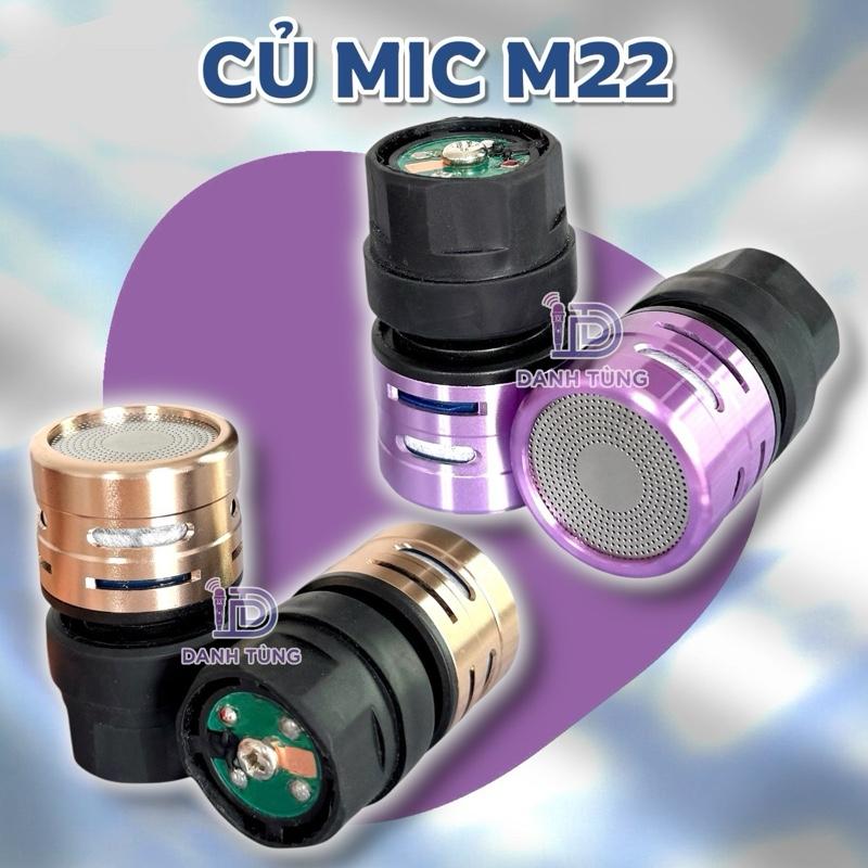 Củ Micro Cao Cấp M22 Neo Nhôm Chống Hú Rít Trợ Lời Âm Sáng