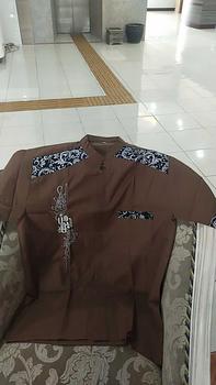 Product Review of BAJU KOKO PRIA DEWASA LENGAN PENDEK TERBARU KOMBINASI BATIK Motif Muslim  Katun Kurta Panjang from a**3 0
