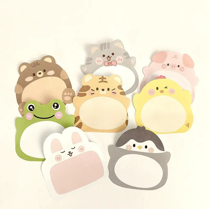 COD (YBL) Sticky Notes Motif Hewan Tempelan Kertas Catatan Memo Note Karakter Binatang Binatang  Mini Book Karakter Animal Lucu (BELI LOKAL) 6
