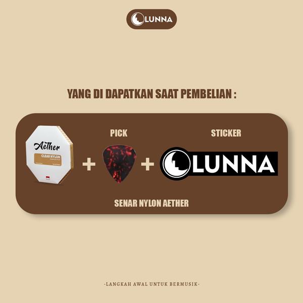 AETHER Senar Gitar Klasik Warna Clear Nylon
