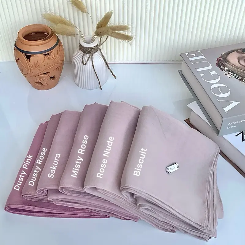 HIJAB PLAIN SQUARE by Alodiest || PART 1 Muslim Kerudung Polycotton Segi Empat Basic 5