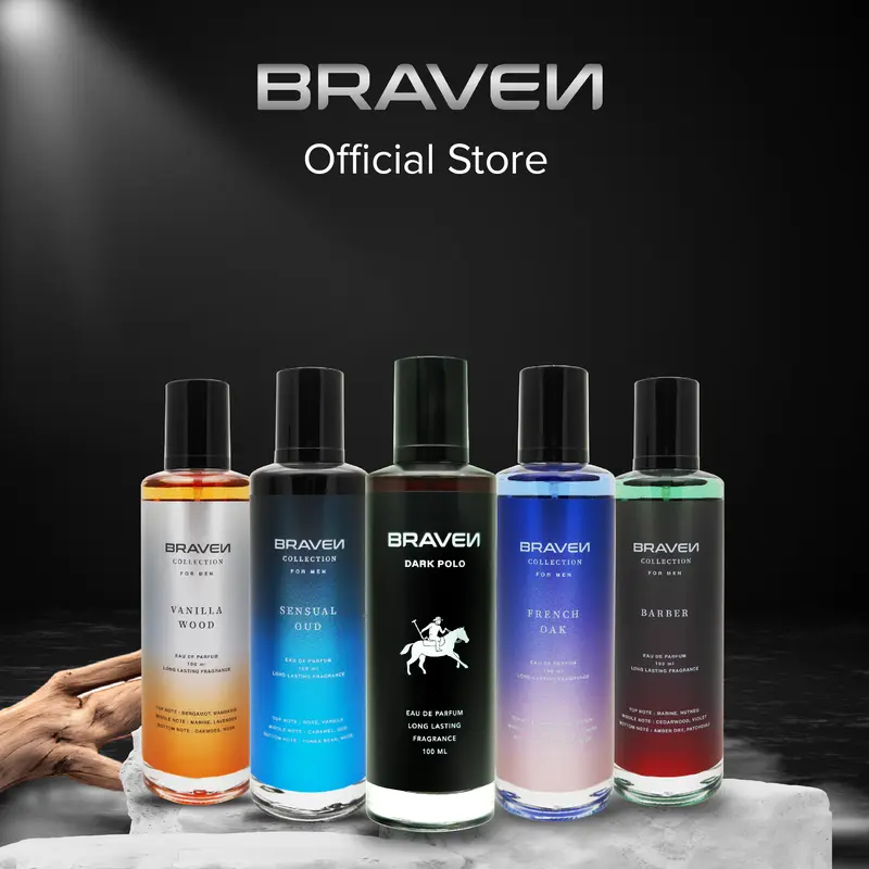【SPESIAL NEW】Braven Collection EDP Series 100ml - Parfum Pria Terbaru Tahan Lama Perfume Wangi 0