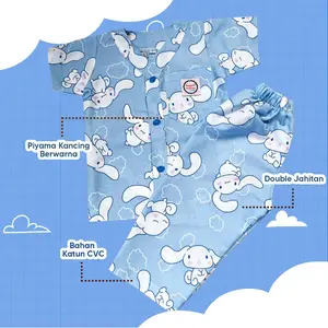 Rayyan piyama anak setelan motif cinnamoroll cute