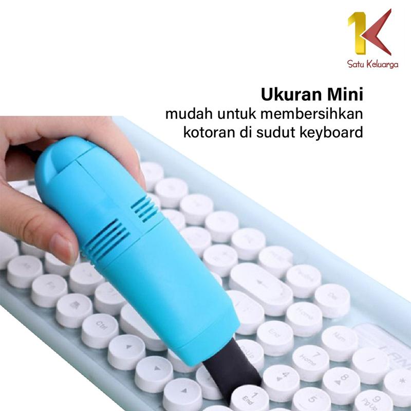 COD SK C809 Vacum Cleaner Keyboard Laptop Mini USB Portable Sikat Pembersih Debu Kecil 7