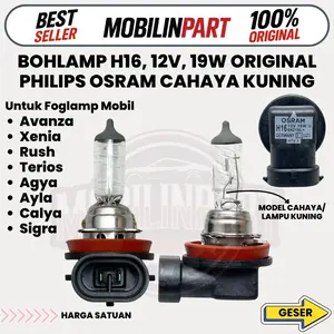Osram Bohlamp Foglamp H16 12V 19W Fog Lamp Avanza Xenia Rush Terios Agya Ayla Calya Sigra Original