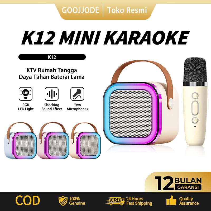 【COD】 Mini Speaker Bluetooth Speaker Wireless Karaoke With MIC RGB ...