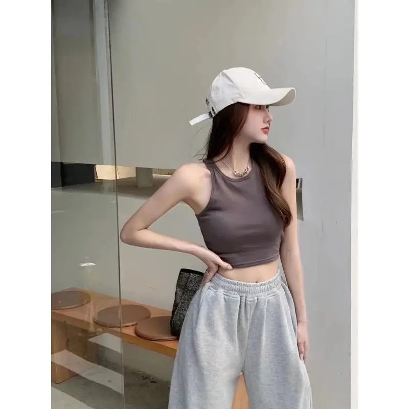 Annora Knit Crop Tank Top with cup pakai cup / crop top / tank top rajut / tank top zara tank top hnm tank top uniqlo
