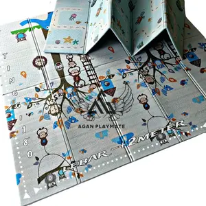 freetas Tikar Lipat Bayi Playmate Jumbo 180x200 Anti Air 0.8cm