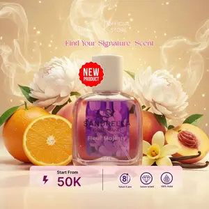 SANDRELLA Parfum Halal Gourmand EDP FLEUR MAJESTY (Purple) Isi 110 ml Harga Tarbaik