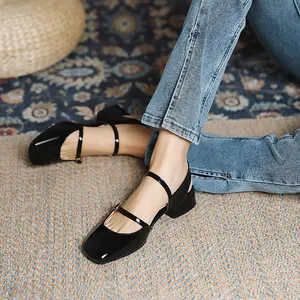 ZEECE - Sandal Sepatu Wanita Heels Mules Hak 3 Cm CEDI 010
