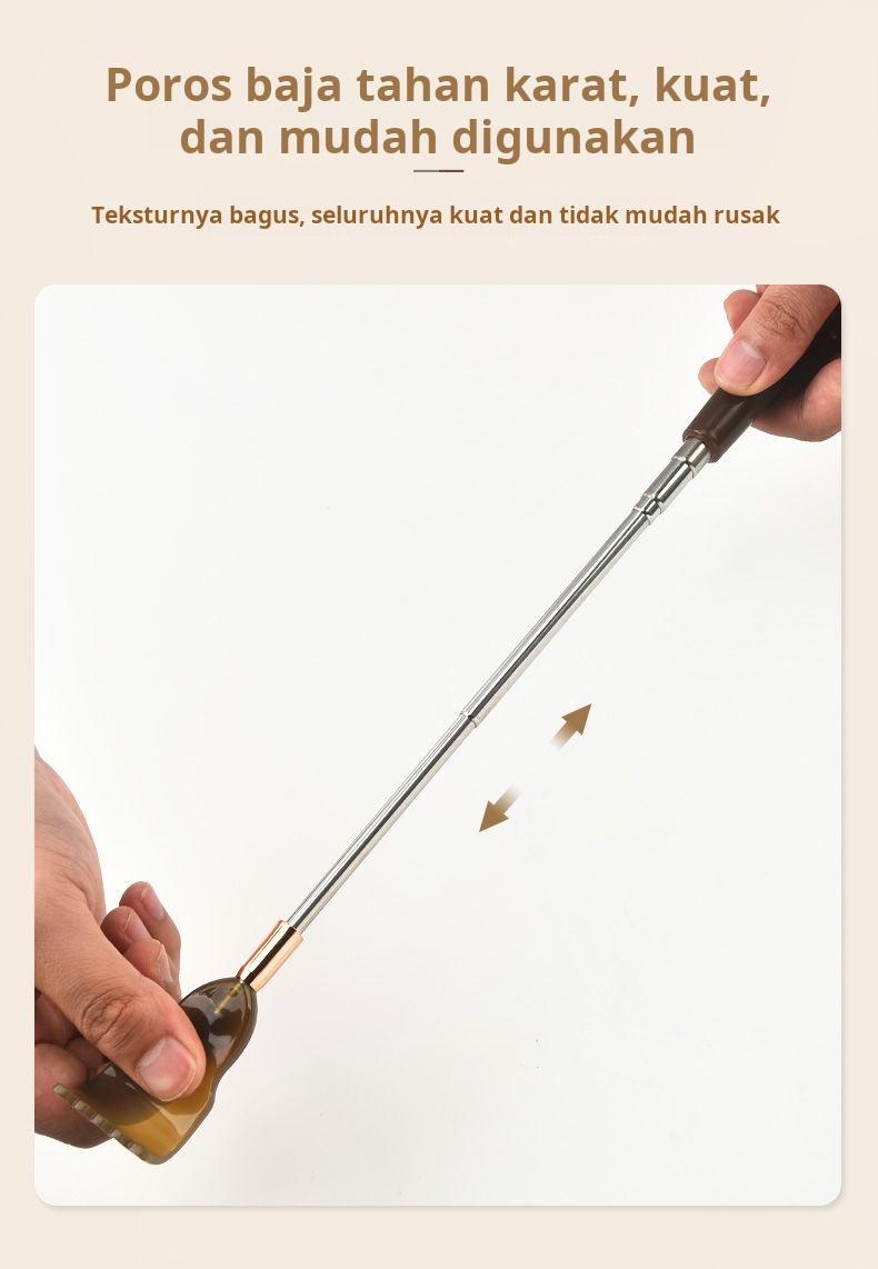 Product Introduction of Tanduk sapi yang dapat ditarik kembali, jaring gatal gatal multifungsi merah multifungsi menggaruk punggung 10