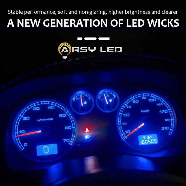 ARSYLED Lampu LED T5 3014 N-CAP Speedometer Panel Transmisi Matic Mobil Car 4