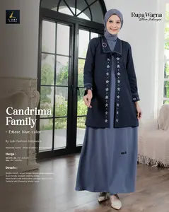 LUBI SARIMBIT 2026 CANDRIMA ESTATE BLUE GAMIS DEWASA
