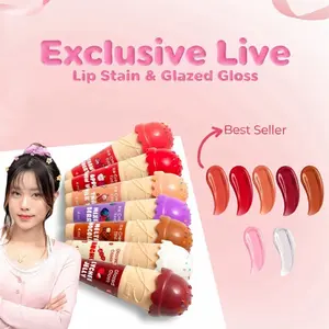 EXCLUSIVE LIVE - Jessie Beauty Liptint Stain & Glazed Gloss Moisturizing Hydrating
