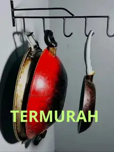 Gantungan Wajan Penggorengan Serbaguna Terbuat Dari Bahan Besi Yang Di Las ALA_Decoration