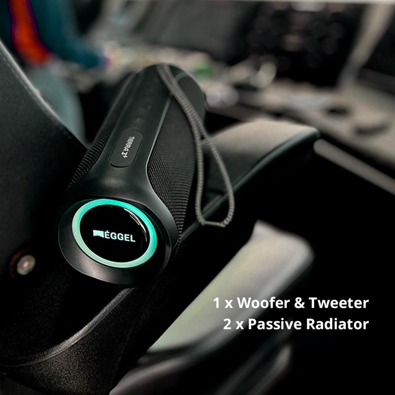 Eggel Terra 3 Plus S Waterproof Bluetooth Speaker with RGB Lights 2