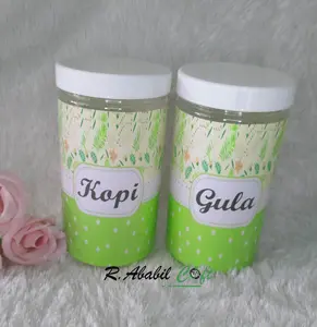 Toples Bumbu Cantik 1000ml – Desain Shabby & Bisa Request Tulisan!