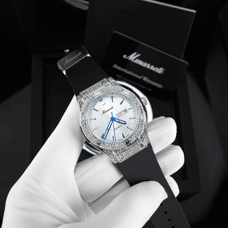 ĐỘC QUYỀN HÙNG LUXURY N308 - Đồng Hồ Nam Mmaseti Chính Hãng Cao Cấp Sang Trọng Trẻ Trung Lãm Bảo Hành 12 Tháng