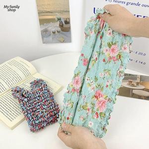 กระเป๋าพับได้ ดีไซน์จีบวิเศษ ความจุใหญ่ แบบพกพา กระเป๋าสับปะรด กระเป๋าเก็บของแบบยืดไสลด์