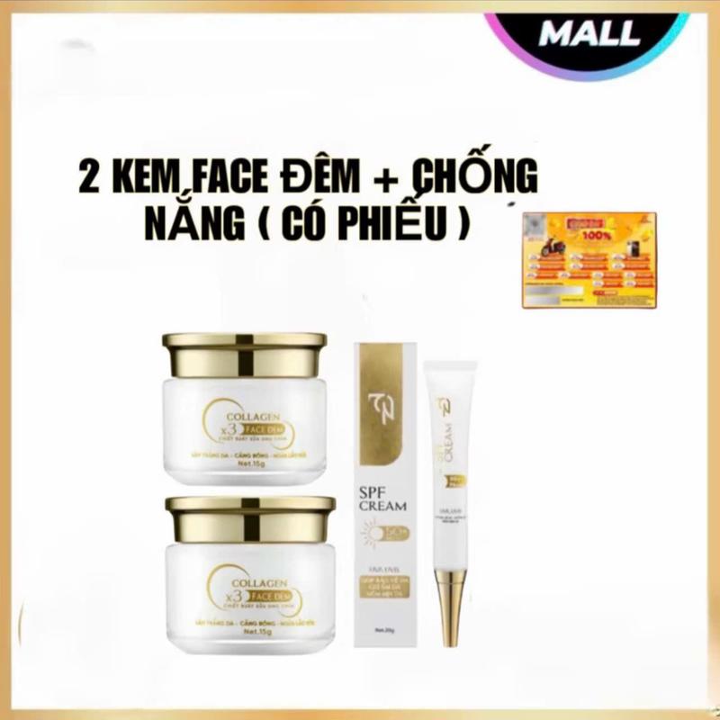 HẾT PHIẾU CÀO 2 KEM ĐÊM SỮA ONG CHÚA & KEM CHỐNG NẮNG SPF 50+ HỐ TRỢ ĐƯỠN DA - MỸ PHẨM ĐÔNG ANH