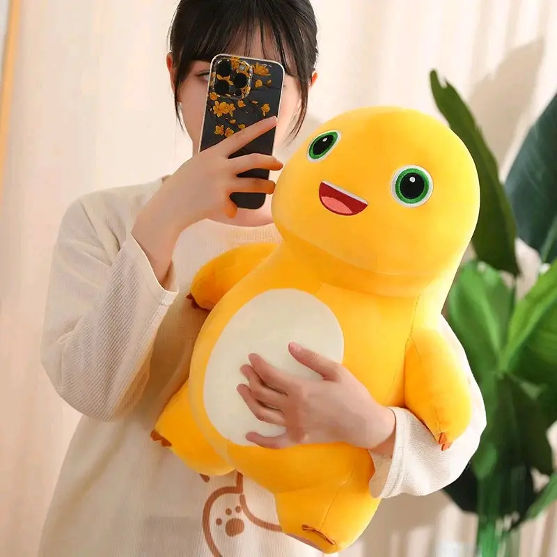 Boneka Dino Kuning Nailong Bahan Yelvo Halus Lembut Ukuran 35 cm & 45 cm Berstandar SNI