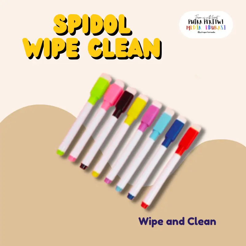 Spidol Wipe Clean Spidol Papan Tulis Bisa Dihapus - CV. Karya Putra Pertiwi