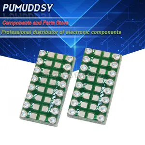 10PCS 0805 0603 0402 to DIP Transfer Board DIP Pin Board Pitch Adapter keysets