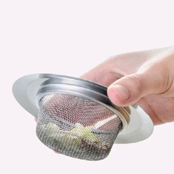 Saringan wastafel bak cuci piring stainless saringan afur kawat sink filter strainer saringan wastafel 3