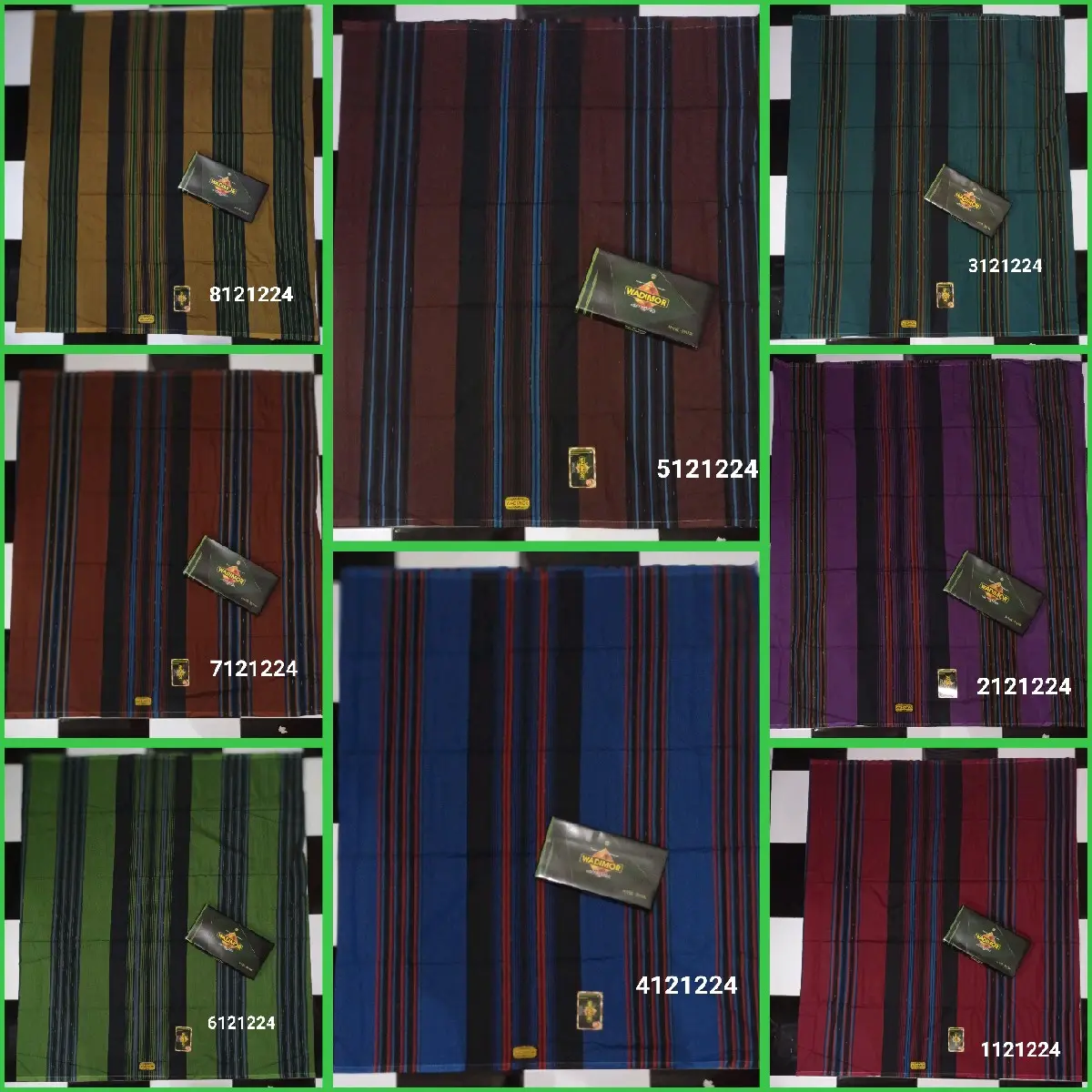 wadimor sarung  Dewasa berkualitas cocok untuk Pria Muslim Santri  Lebaran Remaja Motif Hitam murah obral