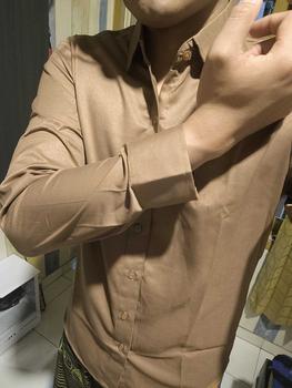 Product Review of Tryst - Helcurt Cotton Shirt | Kemeja Lengan Panjang | Katun Toyobo Premium | Kemeja Pria Slimfit Polos | Baju Kerja Formal | Atasan Cowok Dewasa | Casual Basic Lembut from A**c 𝐁** 0