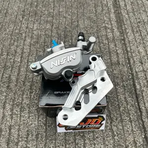 PAKET Kaliper NSN Samurai 2Piston Plus + Breket Full CNC Mufac PNP Untuk motor Yamaha MX NEW & MX OLD / Jupiter Z1 / Vega R New / Vega ZR Ukuran Disc 260mm&300mm Motorcycle