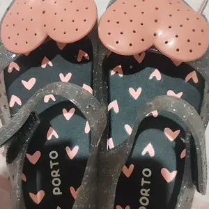 Porto Kids POLY - Sepatu Mary Jane Anak Perempuan Nyaman & Empuk Material Ruber Jelly Shoes Desain Menarik Cocok untuk Aktivitas Sehari-hari