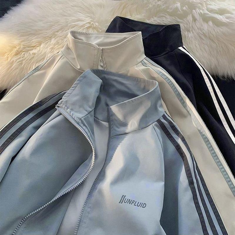Áo Khoác Gió Nam Nữ Unisex UNFLUID Form Rộng Dáng Thể Thao Thời Trang Hàn Quốc, Áo Gió Dáng Rộng Phối Kẻ Đi Học ĐI Chơi