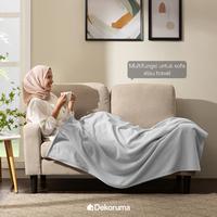 Gambar Dekoruma NOMIYA Selimut Sherpa Fleece / Selimut Tidur / Selimut Lembut 120x147CM - Abu-Abu dari Dekoruma Official Store Kab. Bekasi 2 Tokopedia