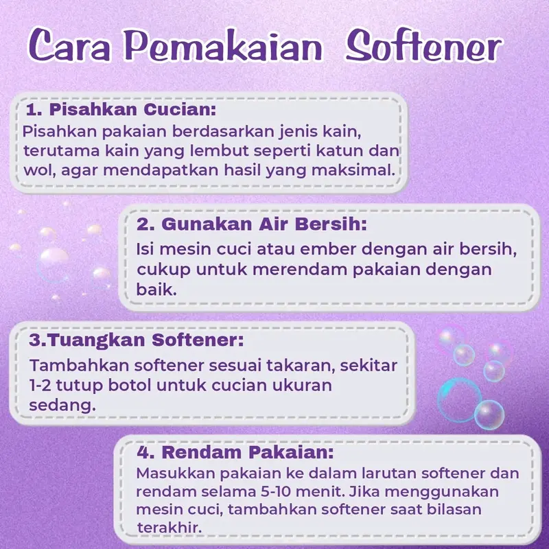 Puteri Wangi Pelembut Pakaian 1 Lt | Softener Luxury Fresh 2