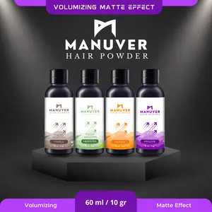 MANUVER HAIR  MATTE TEXTURE HAIR VOLUME 60 ML/10 GRAM powder rambut