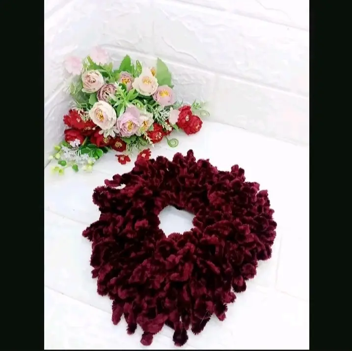 Ikat rambut ubur-ubur besar, kuat dan tahan lepas (Cepol scrunchie) 1