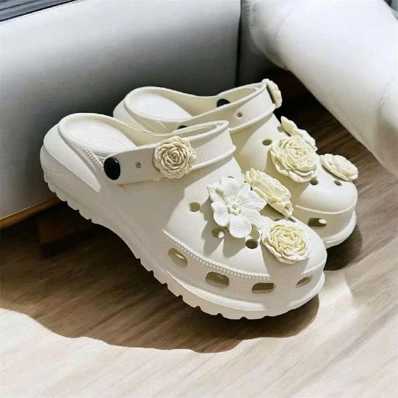  Dép Sục Nữ Đế Cao 5 Cm  Dép Sandals Quai Hậu Nữ Chất Liệu Eva Đúc Nguyên Khối Êm Mềm Nhẹ  ôm Chân Chống Trơn Trượt 
